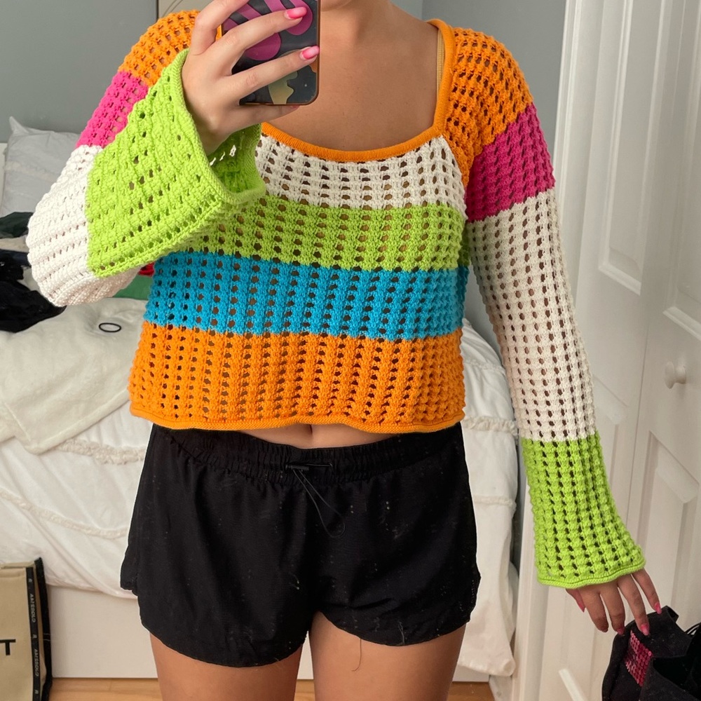 Target, wild fable colorful kint sweater